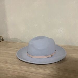 Free People Wythe Leather Band Felt Hat